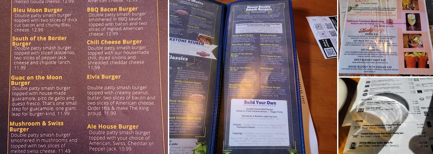 Crescent Moon Menu