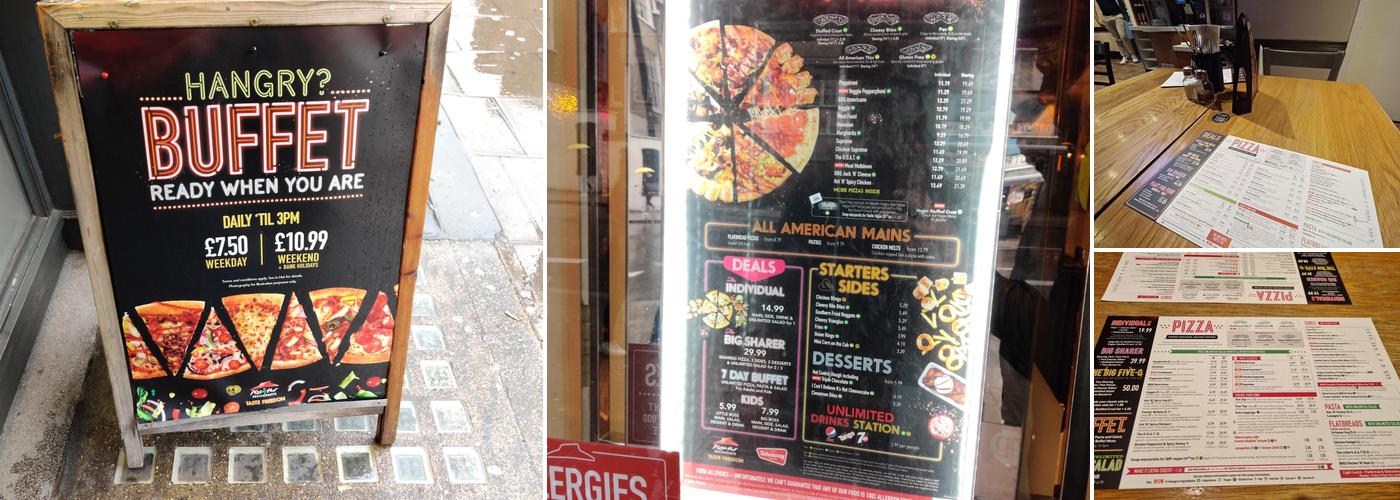 Pizza Hut Restaurants Menu