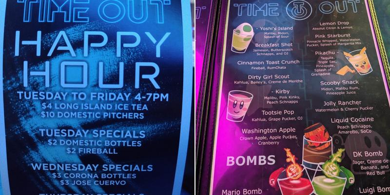 Time Out Menu