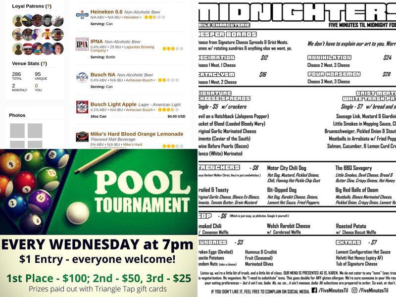 Triangle Tap Menu