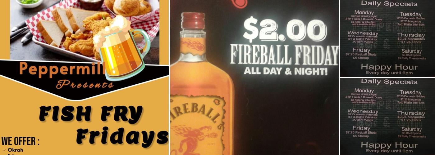 Peppermill Lounge South Menu