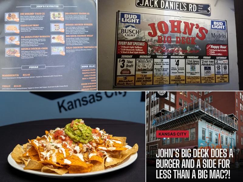 John's Big Deck Menu