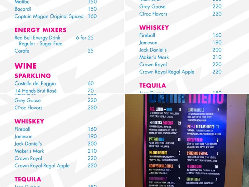 Offkey Karaoke Lounge & Suites Menu
