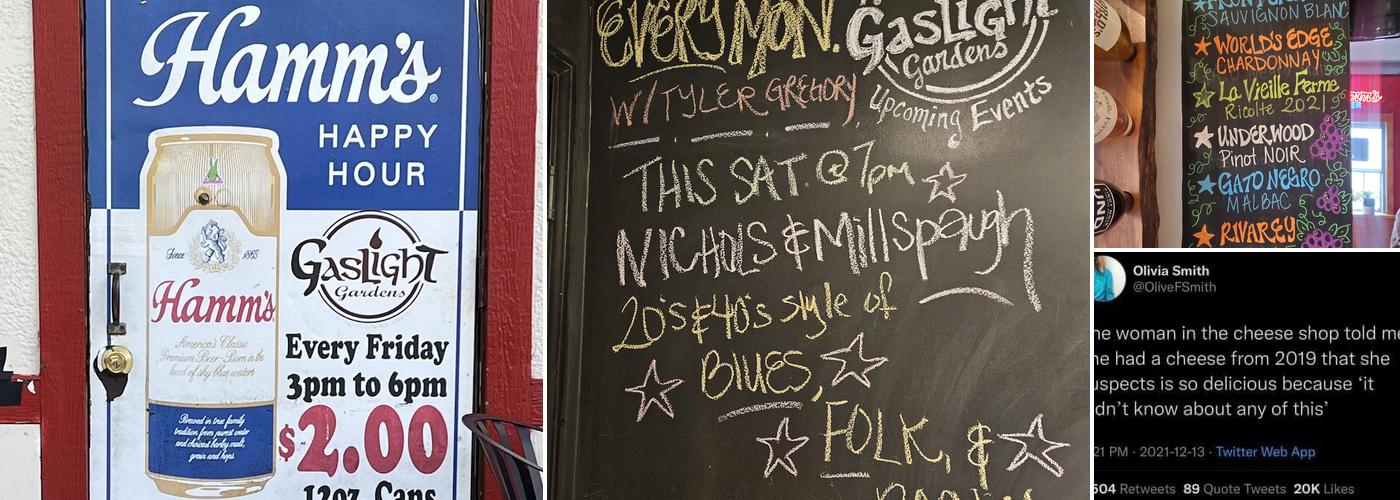 Gaslight Gardens Menu