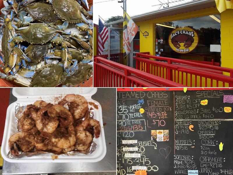 Jac's Crabs & Seafood 3706 Pulaski Hwy, Abingdon