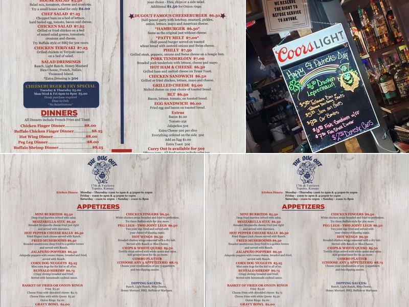 Dugout Menu