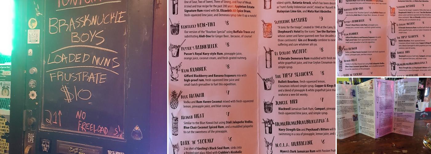 The Green Lantern Menu