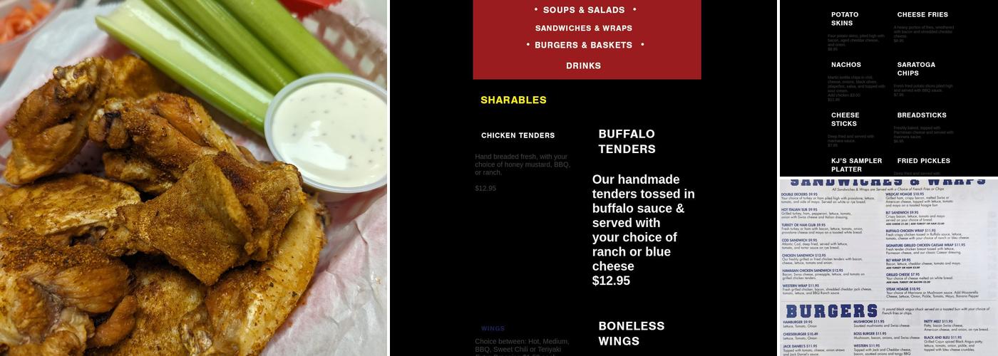 KJ's Menu