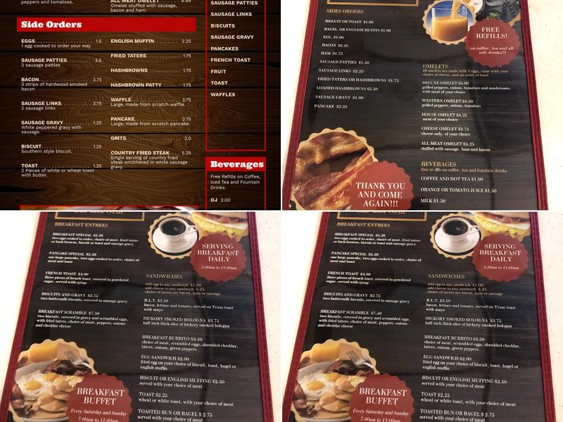 Lawsons Bar and Grill Menu