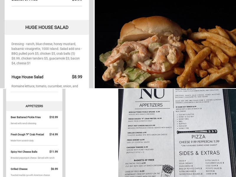 Pickles Pub Menu