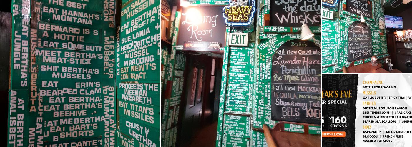 Bertha's Menu
