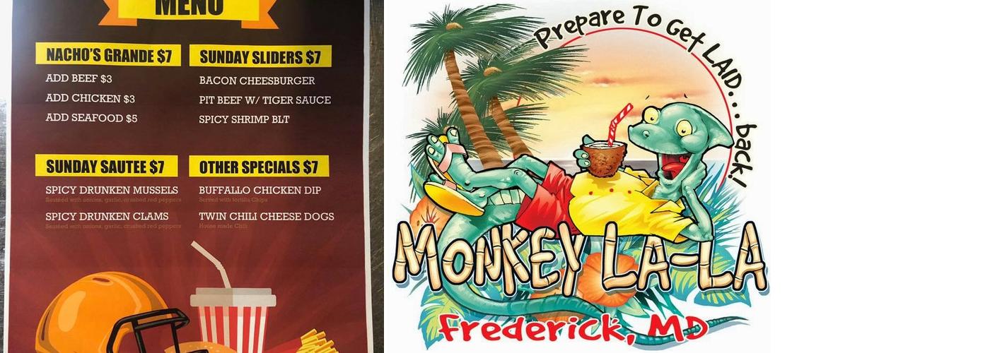 Monkey Lala Menu