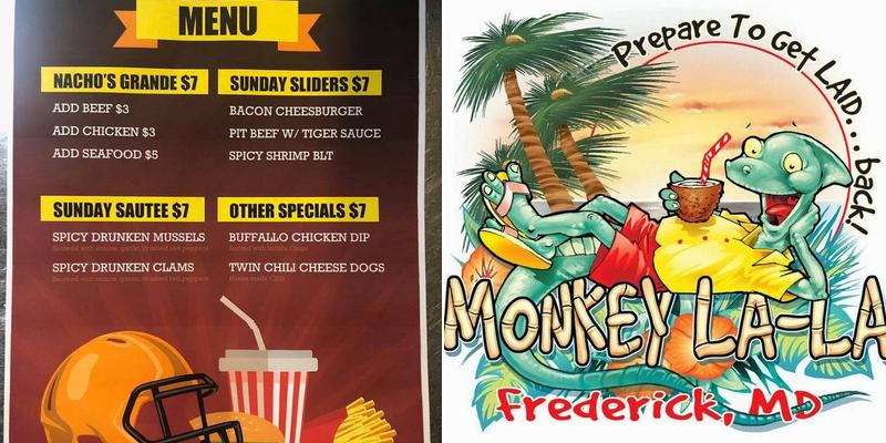 Monkey Lala Menu