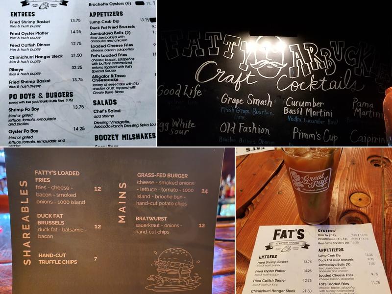 Fatty Arbuckles Pub Menu