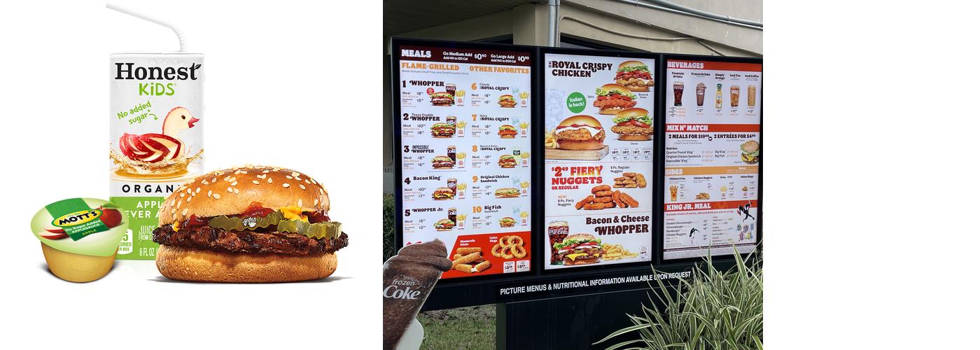 Burger King Menu
