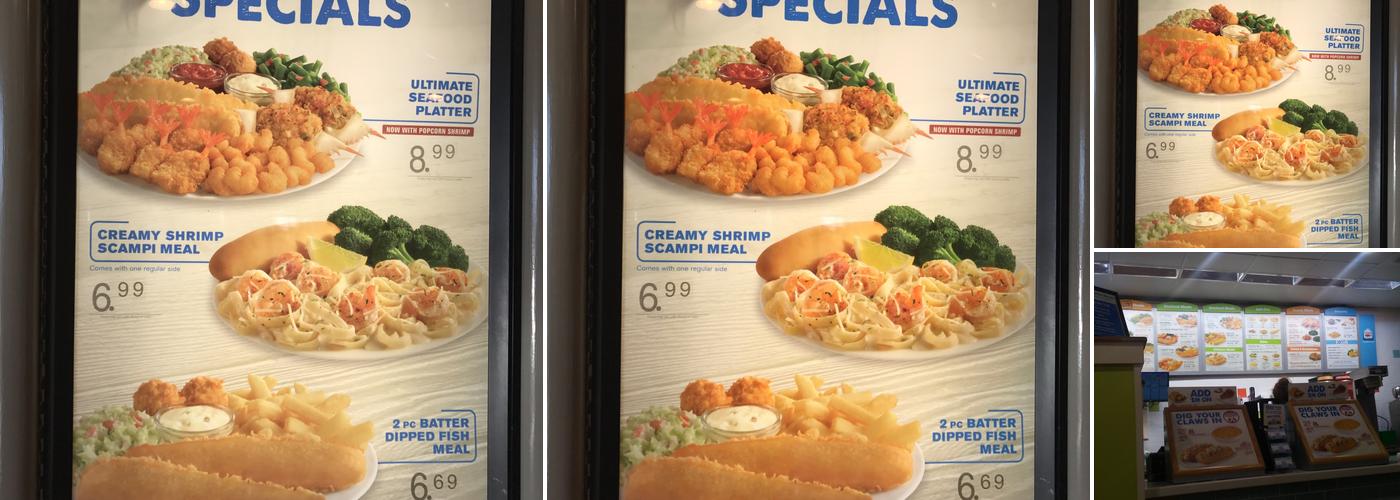 Captain D's Menu