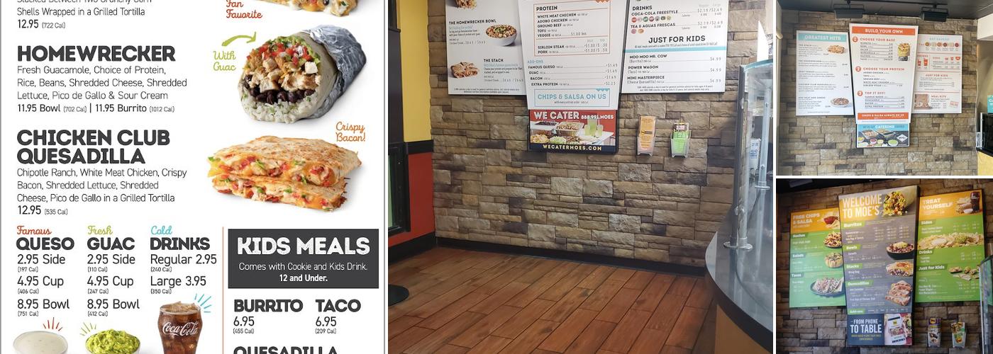 Moe's Southwest Grill Menu