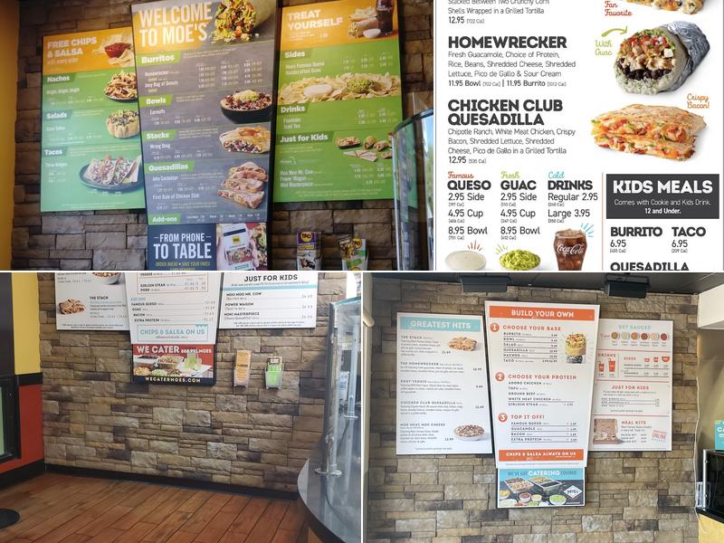 Moe's Southwest Grill Menu