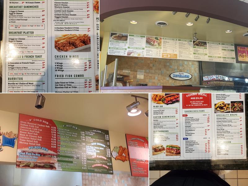 Big Bite Menu