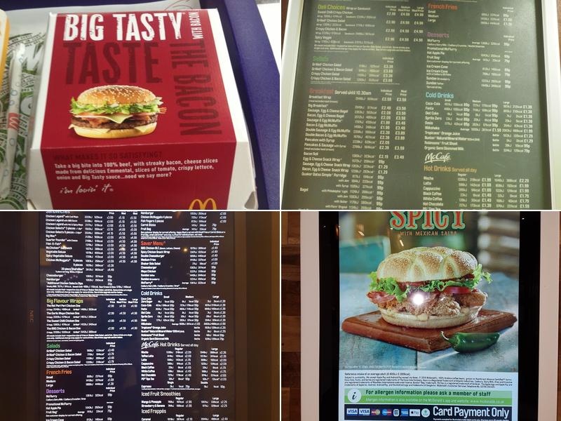 McDonald's Menu