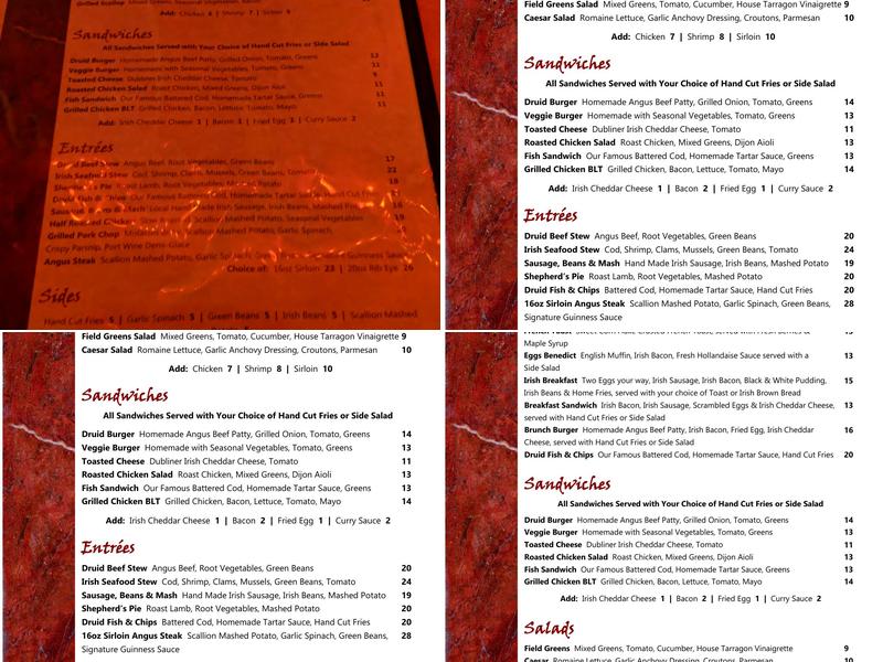 The Druid Menu