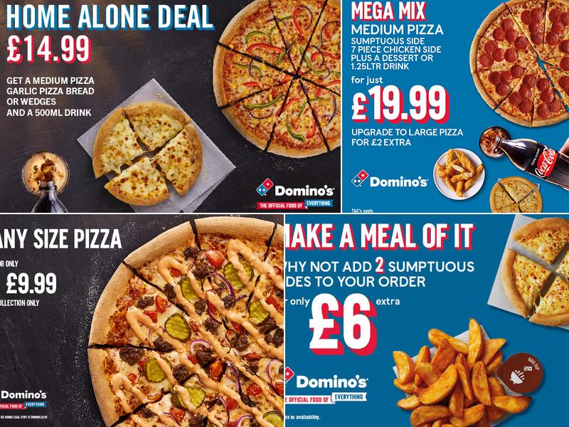 Domino's Pizza - Liverpool - Crosby Menu