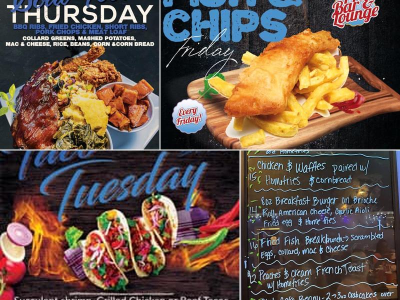 148 Pavillion Bar & Lounge Menu