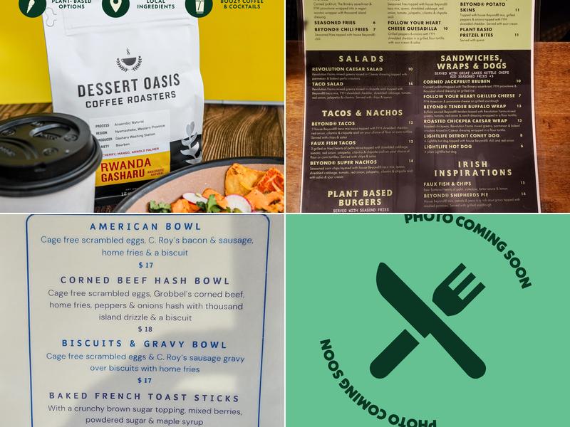 The Old Shillelagh Menu