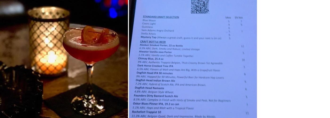 STRAY CAT LOUNGE Menu