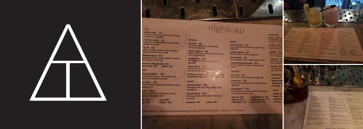 Nightcap Menu
