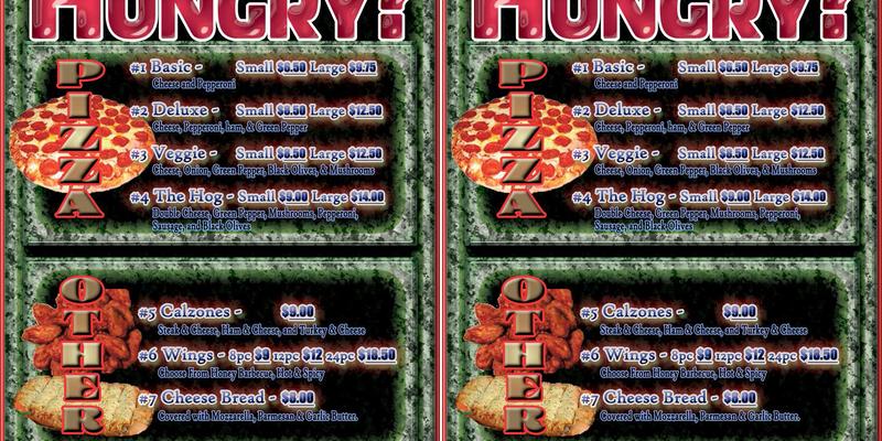 Diamondback Music Hall Menu