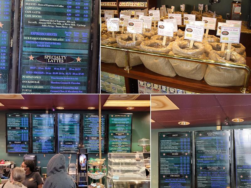 Baltimore Coffee Menu