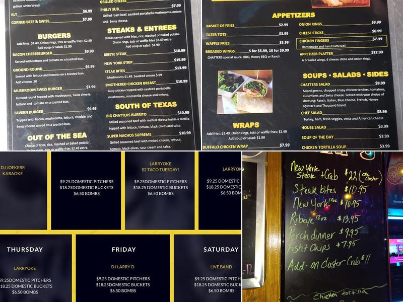 Chatters Menu