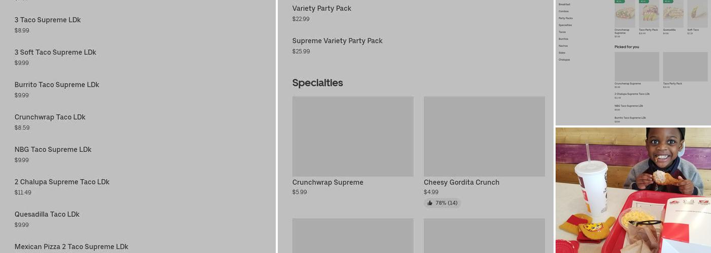 Taco Bell Menu
