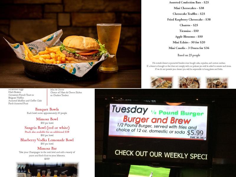 Hamlin Pub Menu
