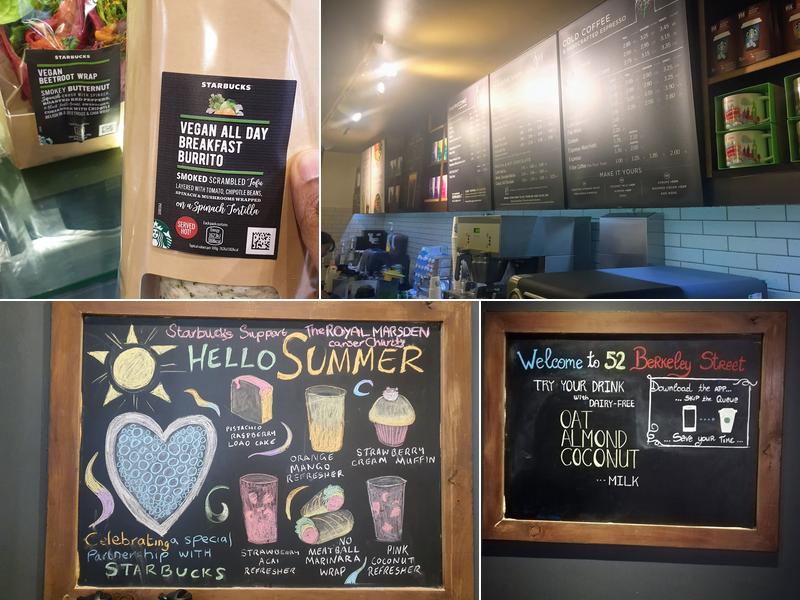 Starbucks Coffee Menu