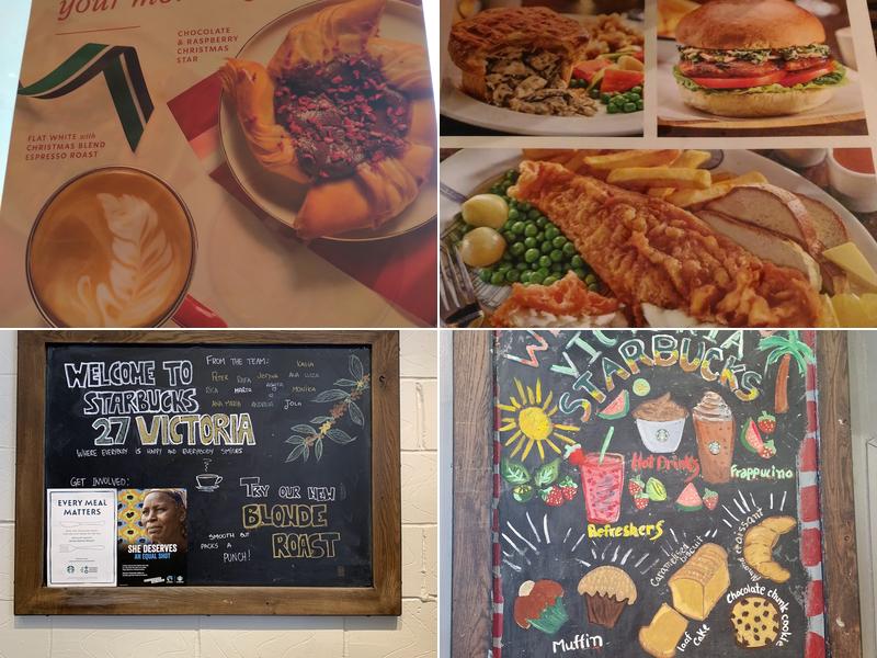 Starbucks Coffee Menu