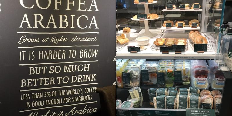 Starbucks Coffee Company Menu