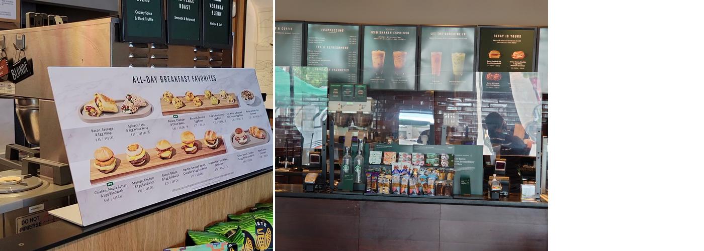 Starbucks Menu