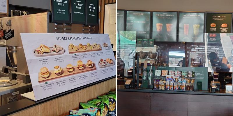 Starbucks Menu