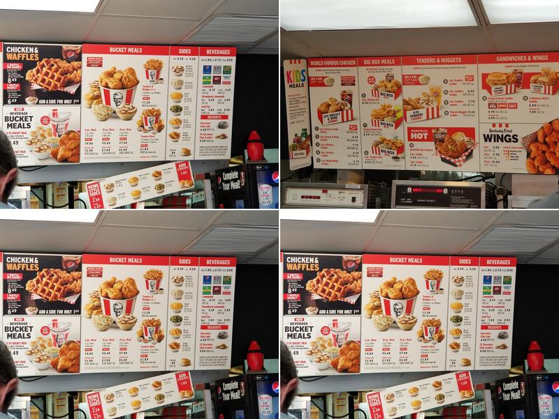 KFC Menu