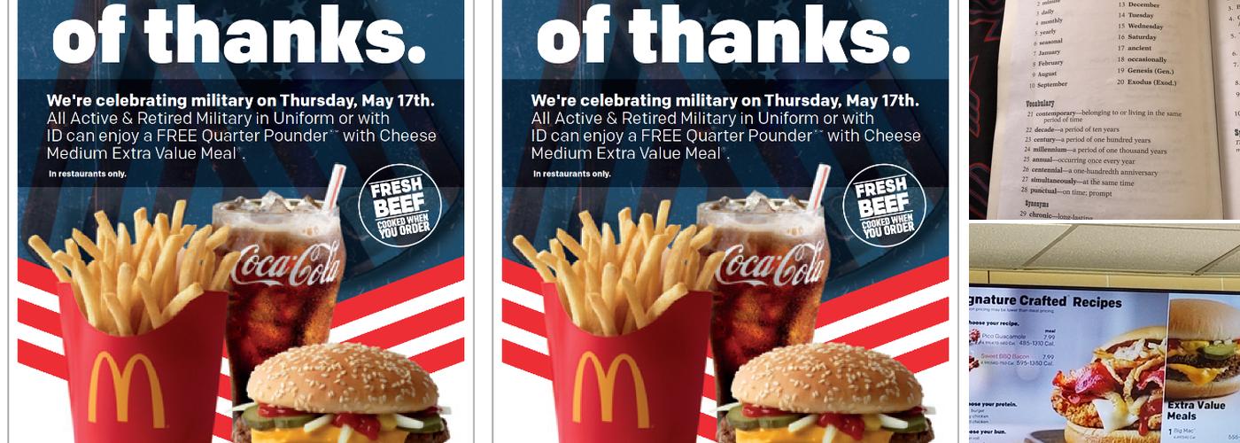 McDonald's Menu