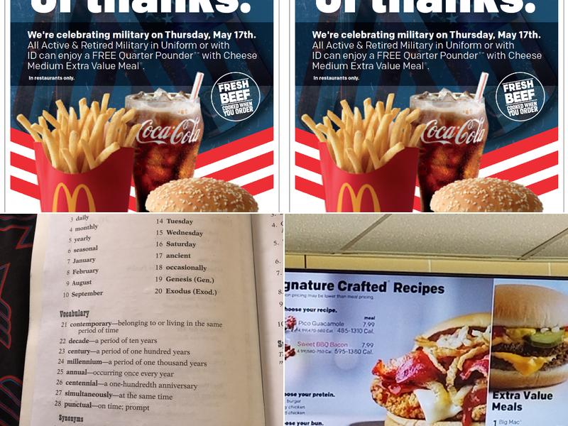 McDonald's Menu