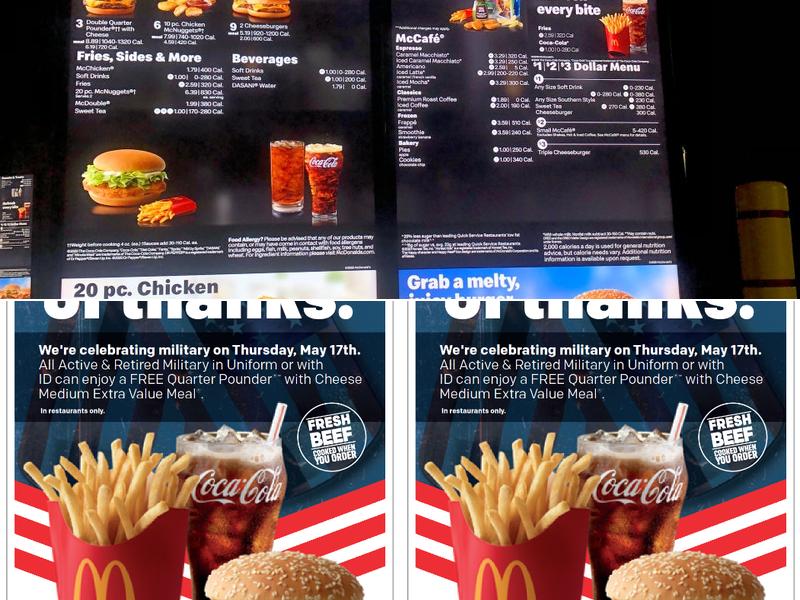 McDonald's Menu