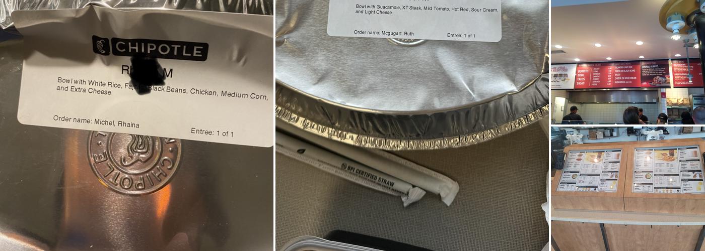 Chipotle Mexican Grill Menu