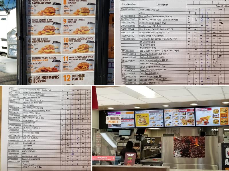 Burger King Menu