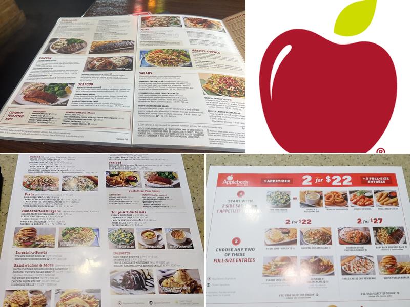 Applebee's Grill + Bar Menu