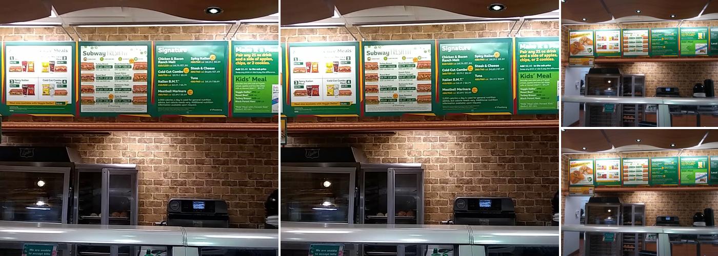Subway Menu