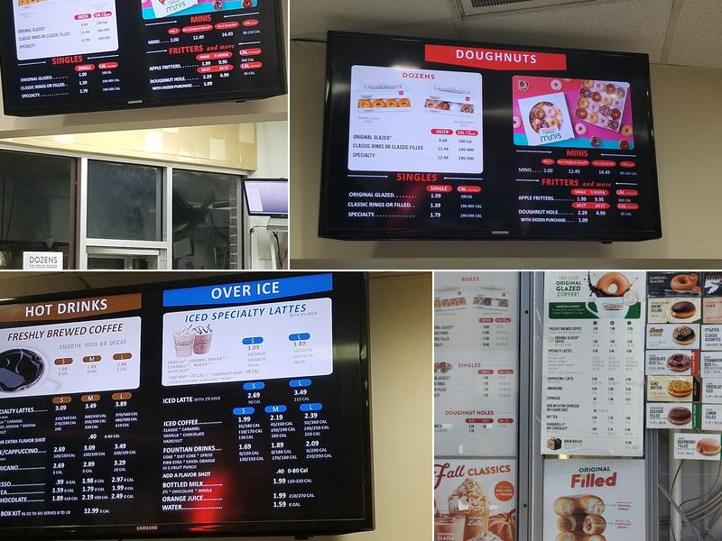 Krispy Kreme Menu