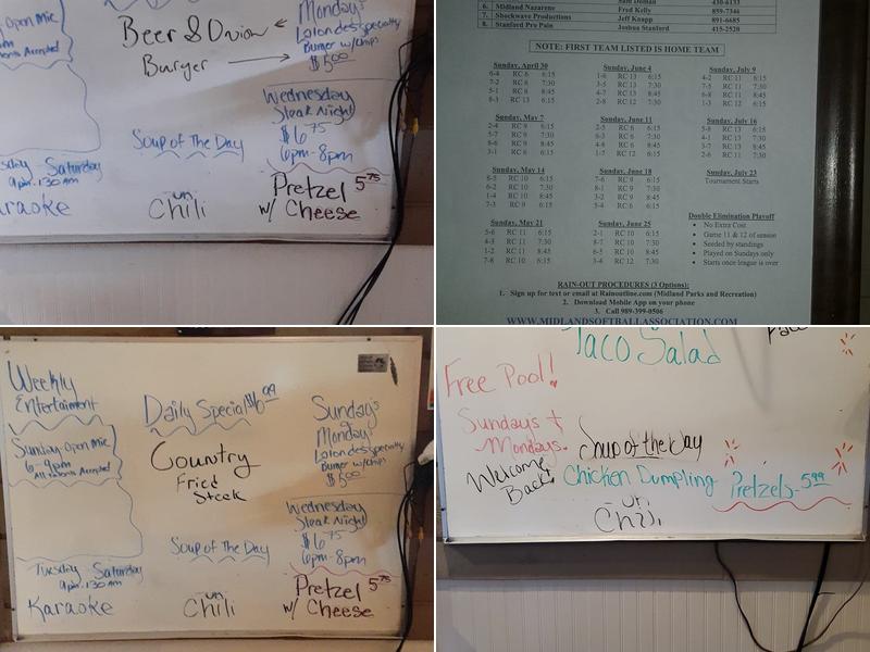 Decker's Lounge Menu